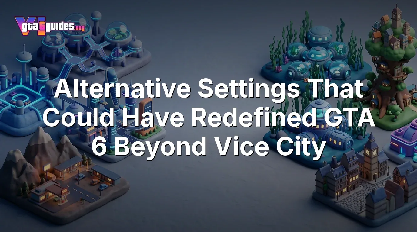 Alternative Settings That Could Have Redefined GTA 6 Beyond Vice City